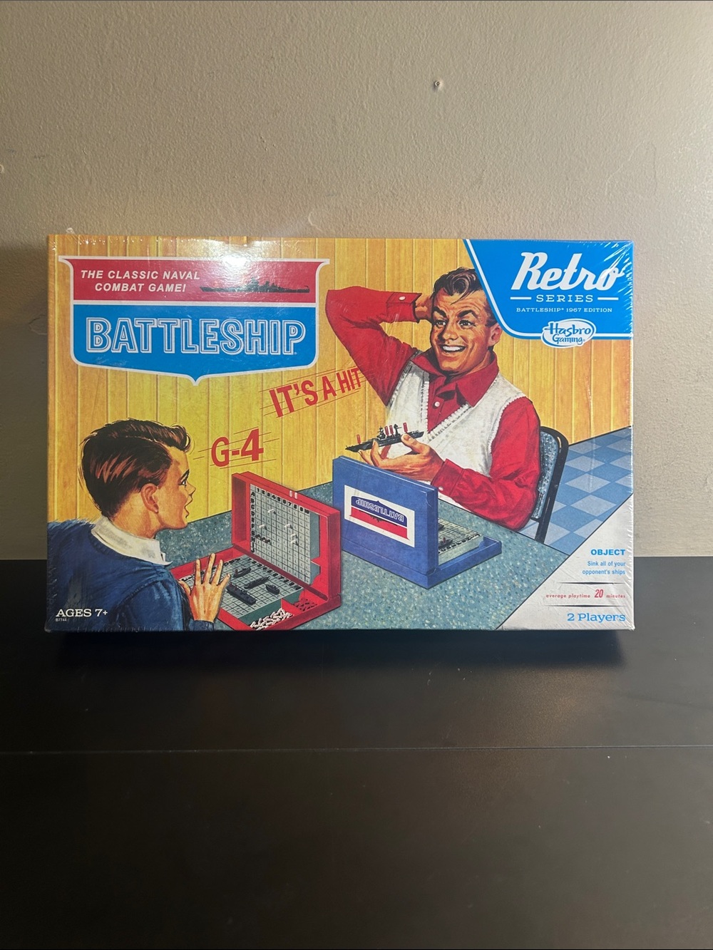 Hasbro Battleship Retro Series 1967 Edition Board Game Sealed New.